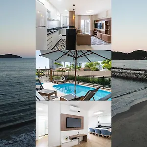Apartamento Com Vista Mar, Ar-condicionado, Wi-fi Com Piscina, Quadra De Esportes Playground Infantil A 15 Minutos Do Beto Carreiro, Piçarras